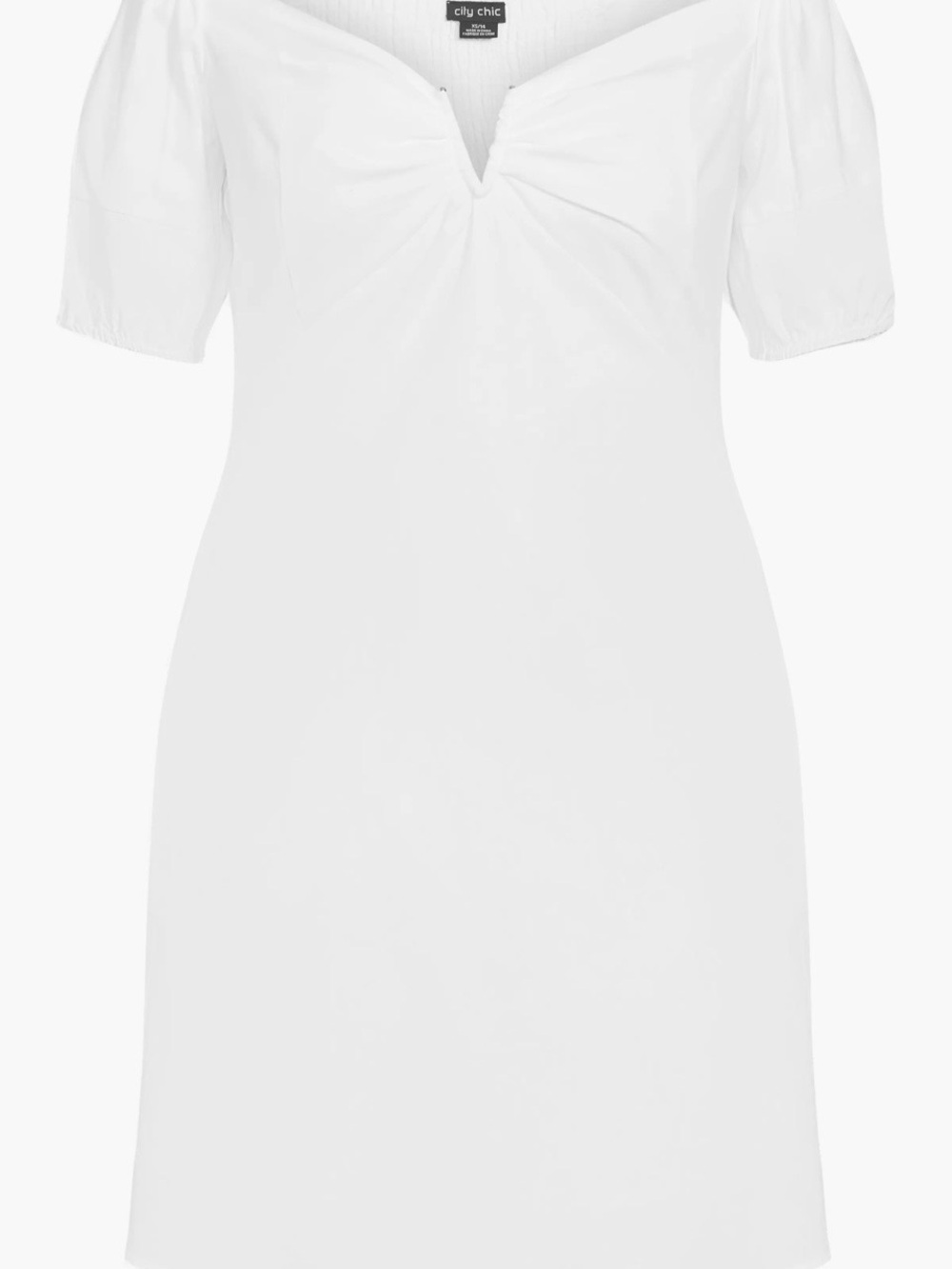 City Chic Sweet Paradise Off the Shoulder Plus Dress Size 22 MSRP $109 NWT - Picture 7 of 12
